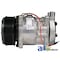A & I Products Compressor, New, Sanden Style w/ Clutch (8100) 7.6" x7.6" x10.7" A-82016158 - alternate 3